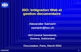 ISO: intégration Web et gestion documentaire · IT architectural principles QFunctional (or business process-based) decomposition of the system services to loosely connected components