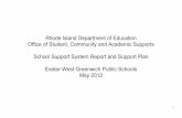 Rhode Island Department of Education · social emotional supports and social groups; however there is no formalized process, protocols or procedures. They will receive PBIS training