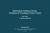 Bid Protest Webinar Series: Decisions & Trending Protest ... · 17 Violation of RFP’s Redaction Requirements:SBSI, Inc., B- 410923, March 20, 2015 Failure to redact identifying