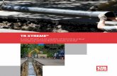 TR XTREME - U.S. Pipe · 5 To learn more visit our website at U.S. PIPE TR XTREME The first and only domestic earthquake resistant ductile iron pipe that provides expansion/contraction