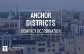 ANCHOR DISTRICTS - Fort Worth, Texasfortworthtexas.gov/files/8726c07a-3630-4e98-95e8-543bced94a60.pdf · leveraged in Real Estate Investment $2.66 M Quality public Spaces $1.4 M Community