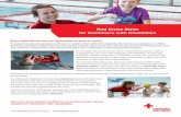 Red Cross Swim for Swimmers with Disabilities · Every child should have an opportunity to learn to swim! To support parents and caregivers with learn-to-swim for their child with