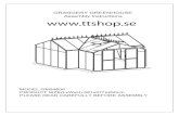 ORANGERY GREENHOUSE Assembly Instructions  · MODEL:GM34606 PRODUCT SIZE(LxWxH):381x377x250cm PLEASE READ CAREFULLY BEFORE ASSEMBLY ORANGERY GREENHOUSE Assembly Instructions