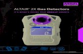 altair 2X Gas Detectors - National Safety Inc · introducing the altair 2X gas detector from mSa; the first one or two gas detector ... mSa link pro Software provides full networking,