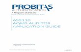 RA-004 AS9110-UG AS9110 AQMS Auditor Application User Guide · The IAQG developed 9104, a global scheme for the use of assessment results performed by Certification Bodies (CBs),