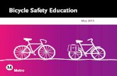 Bicycle Safety Education · Class overview: Traffic Skills 101 > Two 4-hour Parts A and B > Follows League TS 101 curriculum > Part A > In-class only > Rules of the road, safety >