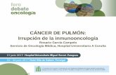 Presentación de PowerPoint€¦ · • Data cutoff date: August 1, 2016 Garassino, et al. WCLC 2016 (Abs. OA03.02) ... MYSTIC Durvalumab monotherapy or + tremelimumab (squamous and