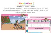 primarysite-prod-sorted.s3.amazonaws.com€¦  · Web viewThursday - Phonics Phase 5. Today we looked at the Phase 5 tricky words. Below you will find some pictures with hidden letters.