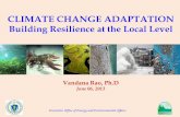 Building Resilience at the Local Level - Mass Audubon...•Revise Open Space & Community Development Plans •Pass conservation zoning and general wetland protection bylaws/ordinances