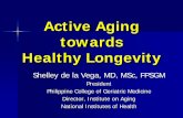 Active Aging towards Healthy Longevity AC Lectures/May 6/3... · Healthy Life Expectancy steadily increasing throughout most countries, including the Philippines. 60 year old Filipino