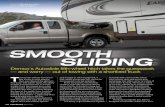 Demco’s Autoslide fifth-wheel hitch takes the guesswork ......Demco’s Autoslide fifth-wheel hitch takes the guesswork — and worry — out of towing with a shortbed truck T owing