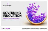 Innovation Portfolio Management and Governance · by delivering ideas that create tangible value. Paul Daugherty Chief Technology & Innovation Officer at Accenture Paul oversees Accenture’s