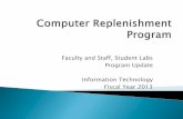 Faculty and Staff, Student Labs Program Update Information ...€¦ · Computers include… Refreshed models from last year, processor improvements 4 Year Warranty (3 year from manufacturer,
