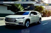 2019 Chevrolet Traverse Catalog€¦ · tri-zone automatic climate control, USB ports1 in all rows, Chevrolet Infotainment System2 with a touch-screen display, a theft-deterrent system,