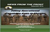 Filling Operational Capability Gaps in Theater · CJTF-OIR’s theater, but supporting another CENTCOM operation. When a requirement is identified and the capability is confirmed