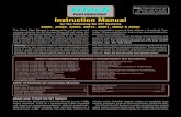 Fuel Injection Instruction Manual - TD Motion Performance ...€¦ · Fuel Injection TM Instruction Manual for the following Go EFI Systems 30001, 30002, 30004, 30012, 30061, 30062