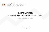 CAPTURING GROWTH OPPORTUNITIES · certain of which are beyond our control, include, among other things: currency fluctuations, including depreciation of the Georgian Lari, and ...