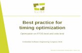 Best practice for timing optimization - GLIWA · Peter Gliwa, Dr. Nicholas Merriam, Alexander Stassis – Version 1, CC6 Best practice for timing optimization Optimization on RTOS-level