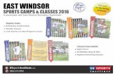 East Windsor Summer 2016 Flyer - Amazon Web Services · EAST WINDSOR CAMPS & CLASSES 2016 SUMMER: CAMPS (attend every day for a full week) Ages: 5-11 yrs Dates: August 29 to September