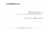 BusPro-S User's Manual - Corelis€¦ · explore the capabilities of the BusPro-S on your own, working through this chapter will provide you with an immediate feel for its ease of
