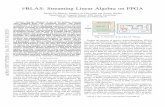 FBLAS: Streaming Linear Algebra on FPGA · for fundamental operations. With the introduction of high-level synthesis (HLS) tools, programming hardware has become more accessible,
