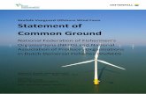 Norfolk Vanguard Offshore Wind Farm Statement of Common …... · 03/10/2018 01D First draft for Norfolk Vanguard Limited review SX JK SJA 10/10/2018 02D Second Draft for Norfolk