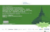 INTERNATIONAL SUMMER SCHOOL ON REGULATION OF LOCAL … · XIX Edition INTERNATIONAL SUMMER SCHOOL ON REGULATION OF LOCAL PUBLIC SERVICES An international study experience on local