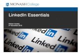 Title slide with an image - muelcpls.files.wordpress.com · LinkedIn Essentials 3 November 2015 11 Key components needed to build a best practice LinkedIn profile. Photo Use a recent