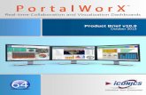 PortalWorX v10.9 Product Brief - Larraiozlarraioz.com/_lib/pdf/Iconics/PortalWorX-Product-Brief.pdf · into your role-based SharePoint dashboards TrendWorX64 Viewer Real-time and