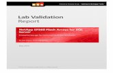 Lab Validation Report - NetApp · The NetApp EF560 supports 10Gb iSCSI, 16GFC, 12Gb SAS, and 56Gb InfiniBand for host connectivity and 12Gb SAS for expansion. The EF560 is designed
