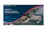 IMMS 2019 Maritime Autonomy Technology Showcase Click to ... · Click to edit master subtitle style OPEN IMMS 2019 Maritime Autonomy Technology Showcase Stewart Radcliffe Thales UK