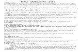 BAT WRAPS 101 - Get Stitchin'getstitchin.com/wp-content/uploads/2020/01/Sew-bat-wraps.pdf · Single layer square - Any 100% natural fabric, so cotton, ﬂannelette, silk, bamboo etc