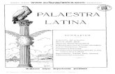 PALAESTRA LATINA - culturaclasica.com · DE ARTIFICIOSAE HARMONUE PRINCIPIO IN ARTE POÉTICA HORATII, (Ruiz) BiBUOGRAPHiA, (Martija, Fanlo, Jiménez) EXERCITATIONES SCHOLARES. Ordinarii