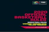 20 OFFICIAL BASKETBALL RULES · Throughout the Official Basketball Rules, all references made to a player, coach, referee, etc. in the male gender also apply to the female gender.