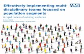 Effectively implementing multi- disciplinary teams focused ... review - MDT… · This is a mixed quantitative and qualitative study measuring clinical effectiveness measures e.g.
