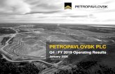 PETROPAVLOVSK PLC · Mgt 13.5% Everest Alliance Ltd 7.5% Fortiana Holdings Slevin Ltd 4.6% 4.6% Abu Dhabi Investment Authority 4.5% Norges Bank Investment Mgt 4.0% Canaccord Genuity