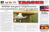 ANAD begins ergonomic exoskeleton pilot program Tracks Articles/ آ  Anniston Army Depot Volume 31, Number