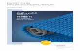 Available surface pattern and opening area siegling prolink · S11-45 GRT Open (45 %), lattice-shaped surface with replaceable caps S11-45 GRT HD Open (45 %), lattice-shaped surface