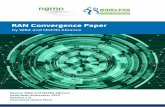 RAN Convergence Paper - Wireless Broadband Alliance · 3 WI-FI AND 5G CONVERGENCE USE CASES There are some specific convergence related use cases that have been identified, where