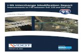 I-95 Interchange Modiﬁca on Report · Improvements to I-95 between Exit 133 and Exit 130 February 13, 2015. Volume I Report. I-9. Impro. 5 INTERC. vements. Virg. HANGE. to I-95