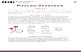 Podcast Essentials - hk. Create an RSS feed for your podcast (uploading to other sites such as Libsyn