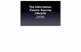 The Information- Centric Security Lifecycle · •Content is classiﬁed as it’s created through content analysis or based on labeling of data elements. ... asdfasdf asdfasdf. ecurosis.com