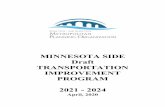 MINNESOTA SIDE Draft TRANSPORTATION IMPROVEMENT … · approved by the appropriate Metropolitan Planning Organization (MPO). In the Grand Forks-East Grand Forks Metropolitan Area,