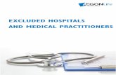 EXCLUDED HOSPITALS AND MEDICAL PRACTITIONERS · 23. Samvedana Hospital A-93, Sector 34, Noida 24. Sanjay Medicare Pvt. Ltd. Sarfaba, Sec-73, Noida 25. Satya Prakash Nehra Dhar Hospital