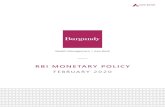 RBI MONETARY POLICY - Axis Bank€¦ · RBI’s Sixth Bi-monthly Monetary Policy Review: 2019-20 MPC holds its benchmark repo rate steady at 5.15% in an expected unanimous move and