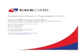 Corporate Account Application Form · Corporate Account Application Form CGS-CIMB Futures Sdn Bhd (formerly known as CIMB Futures Sdn Bhd)(257674-P) A Trading Participant of Bursa