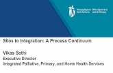 Silos to Integration: A Process Continuum Vikas Sethi · Vikas Sethi Executive Director Integrated Palliative, Primary, and Home Health Services. The Process Continuum Program Silos