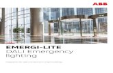 EMERGI-LITE DALI Emergency lighting · lighting installations are routinely tested, with detailed records maintained. The associated ... Innovative & stylish ... DAEGR3LS1-S22 REC