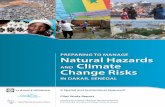 preparing to manage natural Hazards Climate Change risks€¦ · Marisela Montoliu-Munoz Head, Spatial team FEU, SDN, The World Bank The Geoville Group Ndèye Fatou D. Gueye African