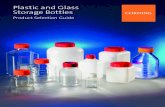 Plastic and Glass Storage Bottles - Corning Inc. 6 Corning¢® Square Polycarbonate (PC) Storage Bottles